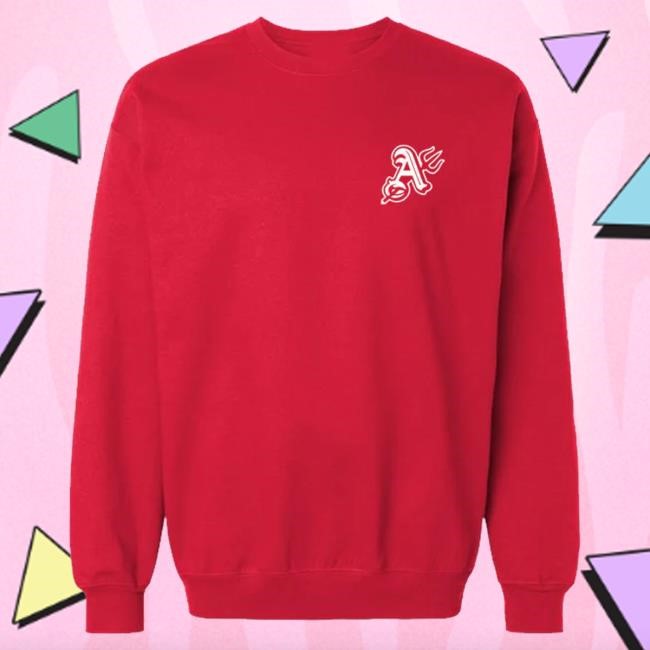 The Atkins Fight Song Red Crewneck Sweatshirt