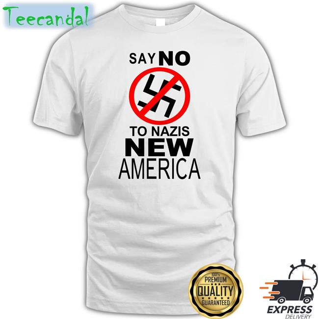 Vioient Say No To Nazis New America Long Sleeve Tee T