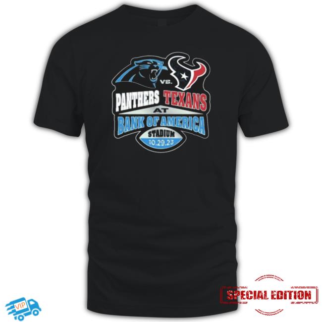 Official Carolina Panthers Vs Houston Texans At Bank Of America Stadium October 29, 2023 Classic Shirt