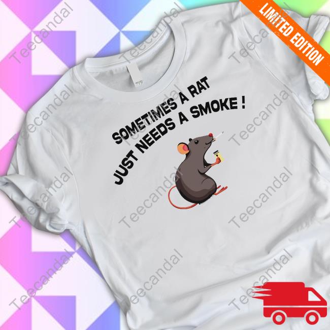 Oldschoolhats Sometimes A Rat Just Needs A Smoke Hoodie