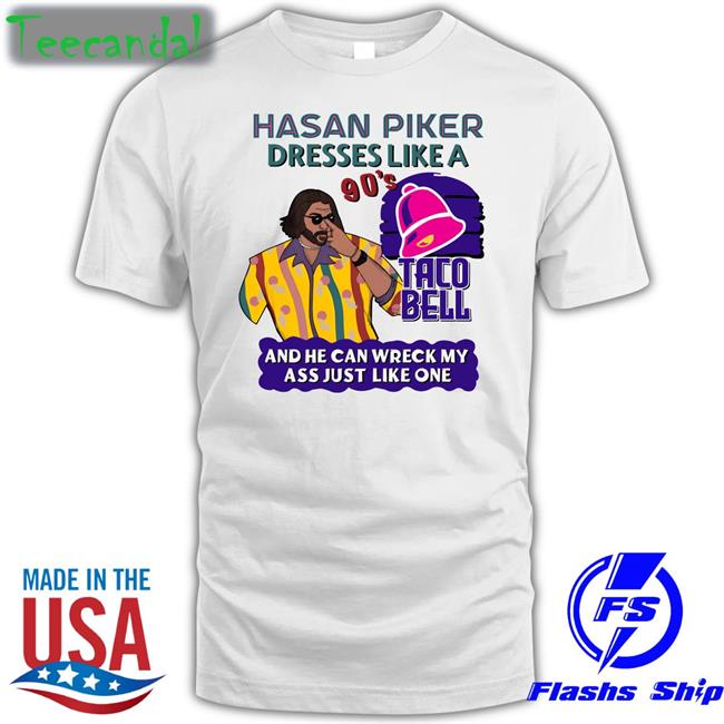 Hasan Piker Dresses Like A 90'S Taco Bell Shirt