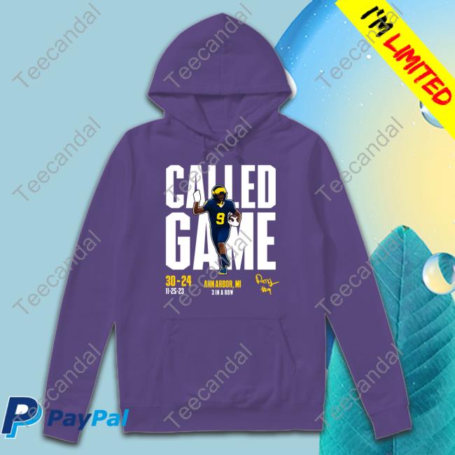 Rod Moore Called Game Vs Osu Shirts Michigan History 3 In A Row 11/25/23 Theplayerstrunk Rod Moore Called Game Vs Osu T Shirt