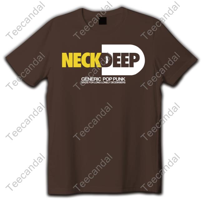 Neck Deep Store Neckdeep Generic Pop Punk Shirt