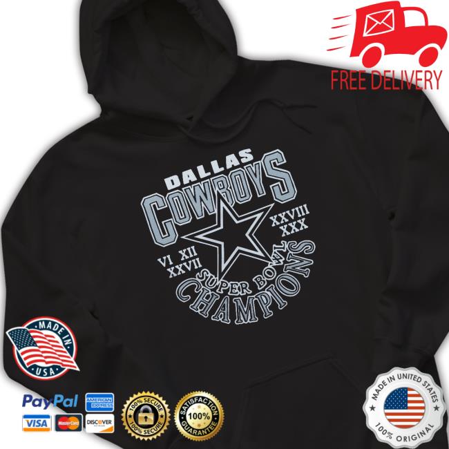 Top Dallas Cowboys 5 Time Super Bowl Champions Sweatshirts