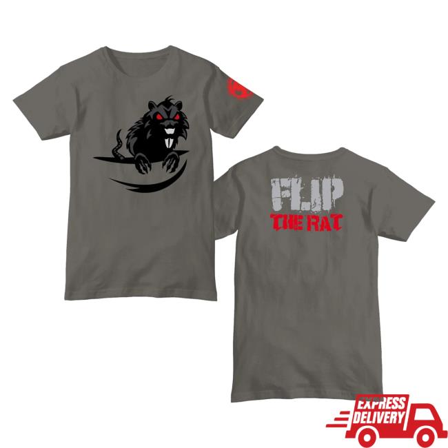Official Icp Merch Clothing Store Insane Clown Posse Flip The Rat Charcoal Hot Shirt
