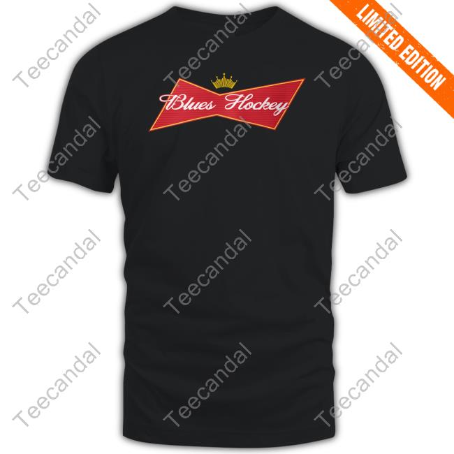 Budwieser Blues Hockey New Shirt