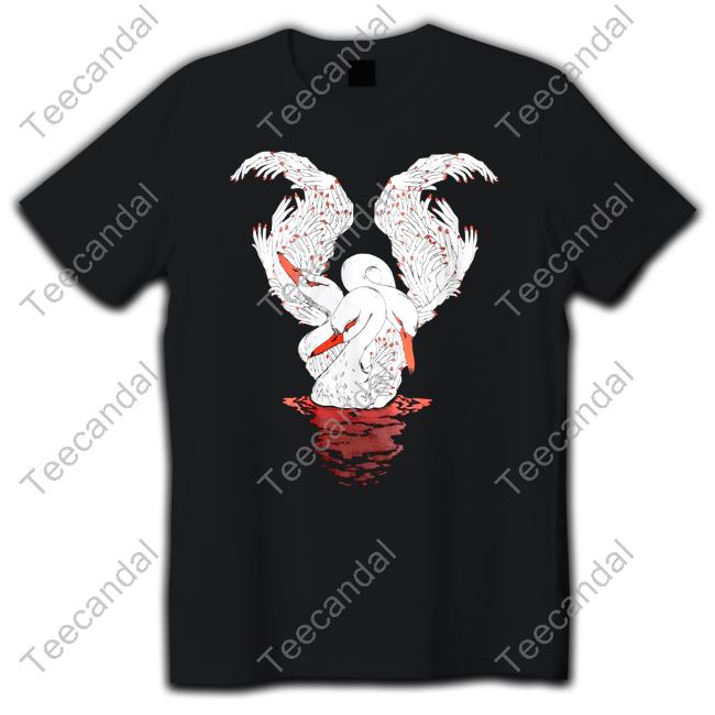 Daph 39Daph Swan Black Tee Shirt