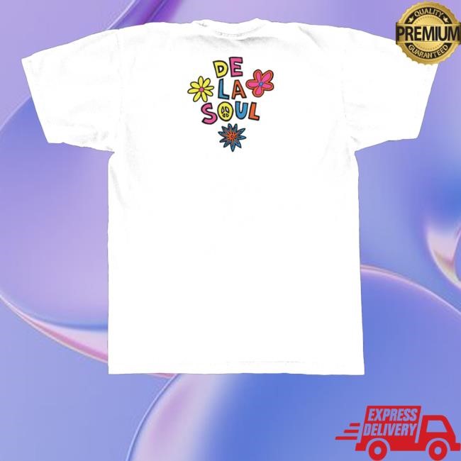 De La Soul Official Store Thank You Dave White Hoodie Sweatshirt