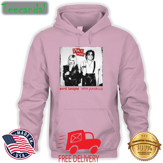 AvrilLavigne Store I'm A Mess Avril Lavigne With Yungblud Shirt