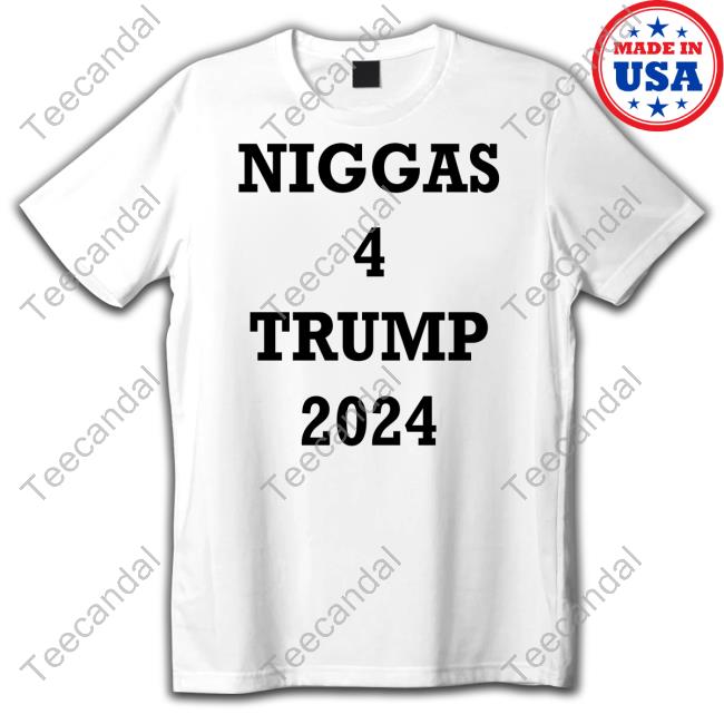 Georgia Man Wearing Niggas 4 Trump 2024 Hooded Sweatshirt
