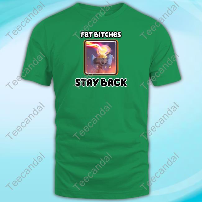 Sinistershirts Merch Fat Bitches Stay Back Hooded Sweatshirt