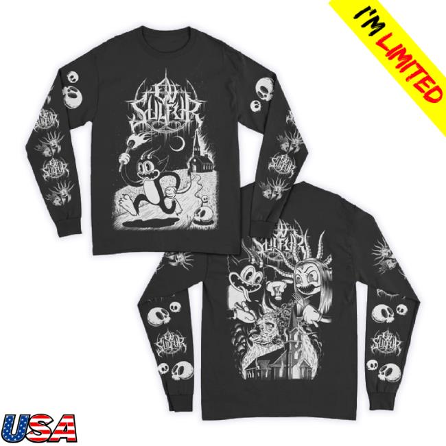 Original Indie Merch Store Ov Sulfur "Church Burner X Cooking Pope (Six-Sided)" Sweater Indiemerchstore Shop