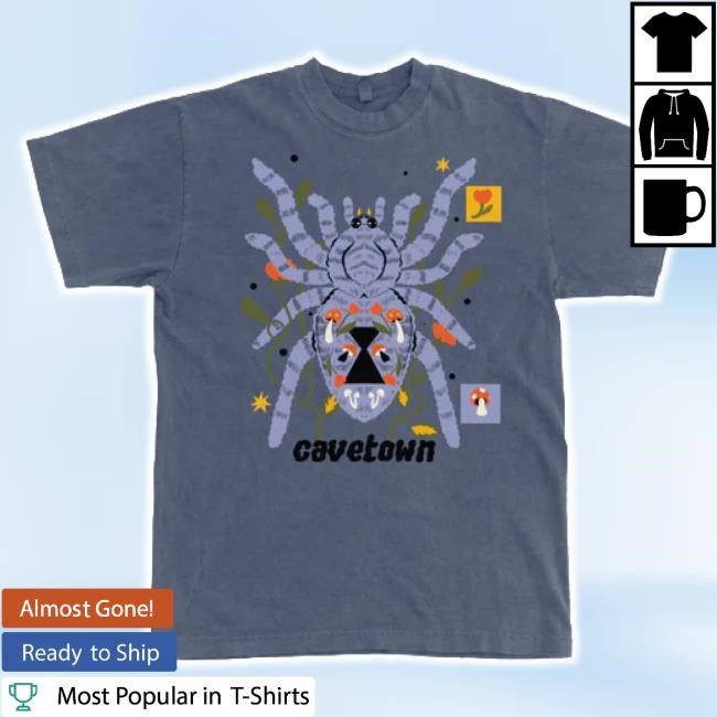 Original Floral Spider Sweater Cave Town Merch Store Shop