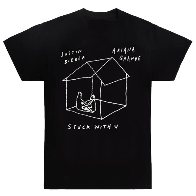 Official Justin Bieber Music Merch Stuck With U T-Shirt Ii Crewneck Sweatshirt