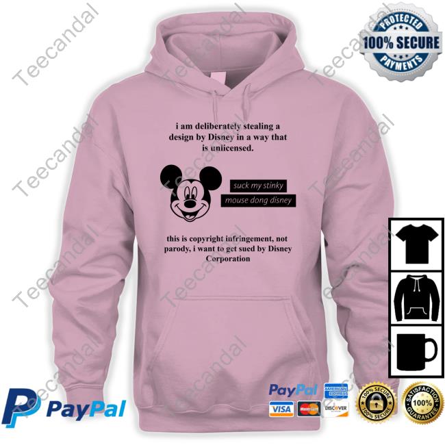 I Am Deliberately Stealing A Design By Disney In A Way That Is Unlicensed Hoodie