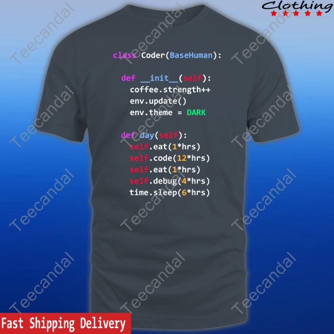 Class Coder Basehuman Def Init Self Coffee Strength Hoodie
