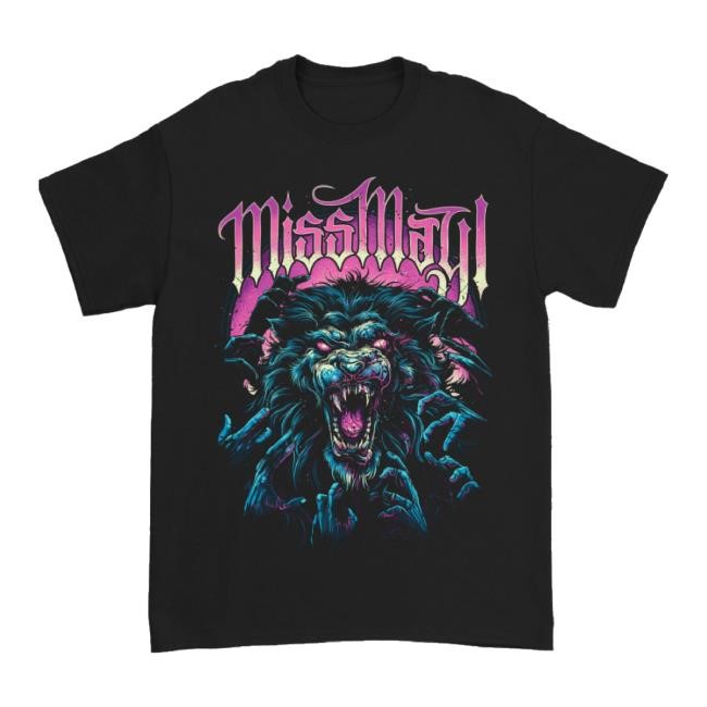 Original Lion T-Shirt Miss May I Music Shop Merch Store