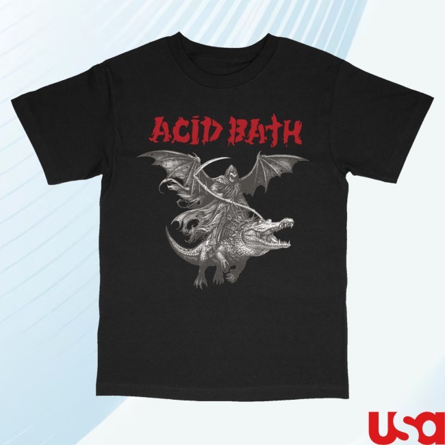 Trending Acid Bath Merch Alligator Crewneck Sweatshirt