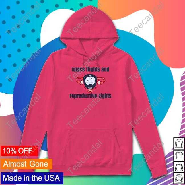 Space Light And Reproductive Rights Long Sleeve T Shirt Emily Calandrelli Wearing Space Light And Reproductive Rights T Shirt