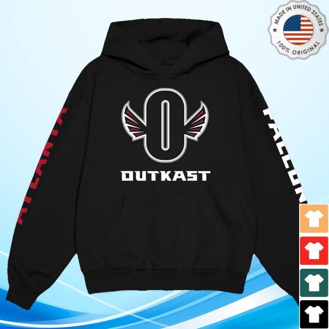 Official Outkast Merch Outkast X Atlanta Falcons "O" Logo Hoodie