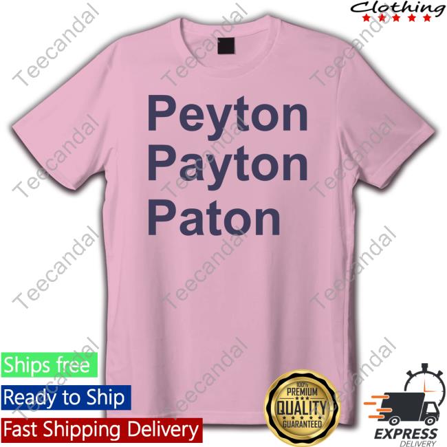 Lindsay Bebout Broncos Peyton Payton Paton T Shirt