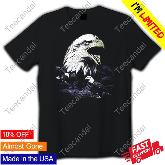 We Don't Trust You Eagles Distressed Hem Tank Top
