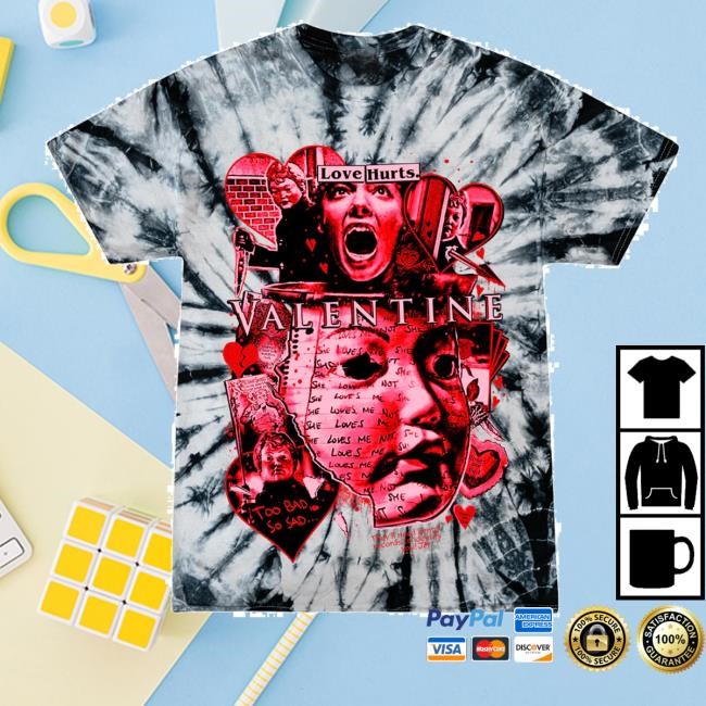Cavitycolors Merch Valentine Love Hurts Tie-Dye