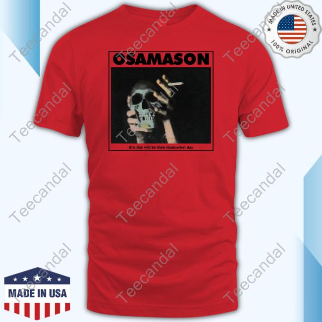 Official Osamason Skulls And Cigarettes T Shirt Osamason Archive Skulls And Cigarettes T Shirt