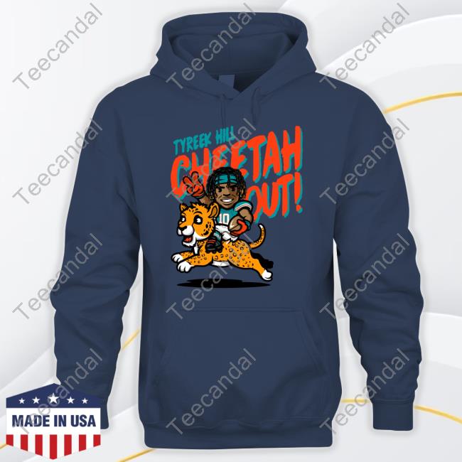Dolphreaky Tyreek Hill Cheetah Out Tee Shirt