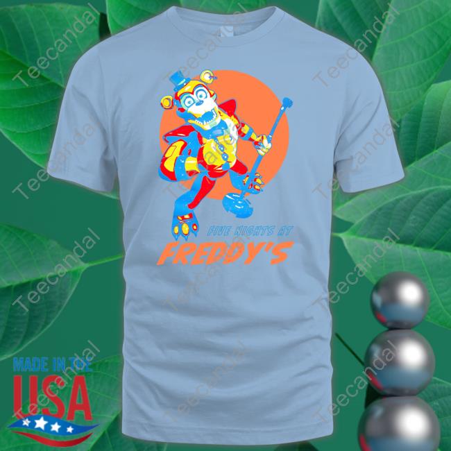 Spencers Merch Colorful Freddy Fazbear Five Night's At Freddy's Long Sleeve T Shirt