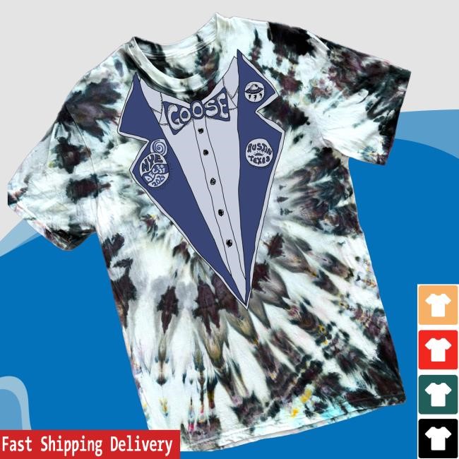 Goose The Band Official Merch Store Tuxedo Tie Dye Sweatshirt