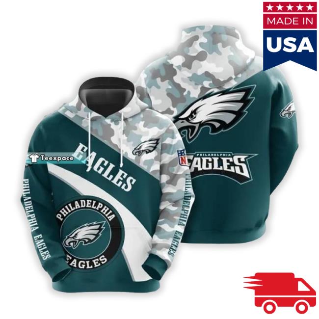 Trending Camo Eagles Sweatshirt Unique Eagles Gifts