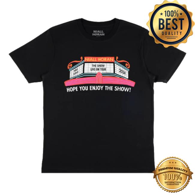 Trending Niall Horan Merch Store Theatre Marquee Cities Black TankTop Niallhoran Shop