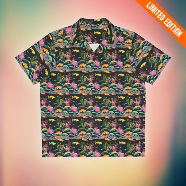 Glow In The Dark Aquarium Hawaiian t-shirt, hoodie, tank top, sweater and long sleeve t-shirt