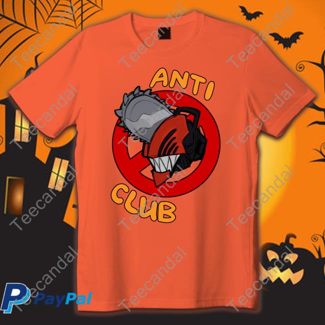 Japanese Chain Saw Man Anti Club T Shirts Lavelis Chain Saw Man Anti Club Long Sleeve T Shirt