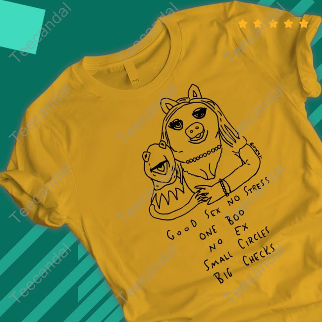 Reallygoodartist Good Sex No Stress One Boo No Ex Small Circles Big Checks Sweatshirt