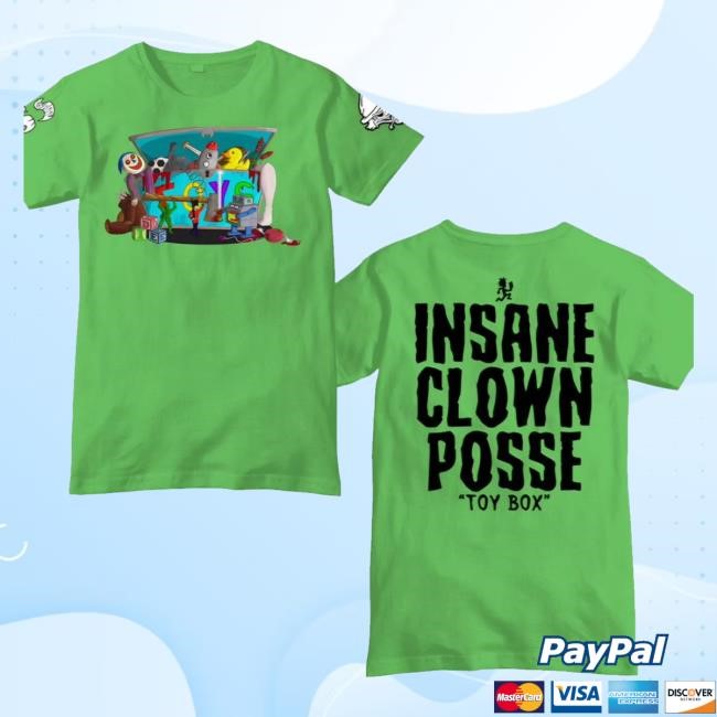 Insane Clown Posse Merch Shaggy 2 Dope Exclusive Joker Cards' Toy Box Hoodie