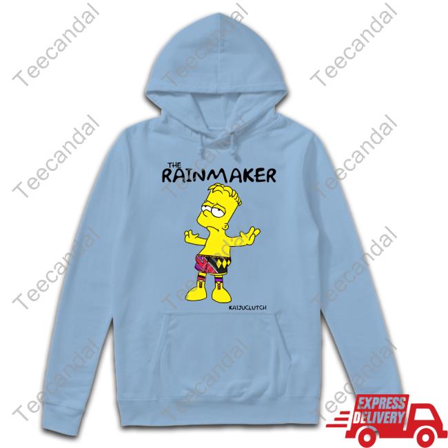 Bart Simpson The Rainmaker Rains Over Springfield T Shirt