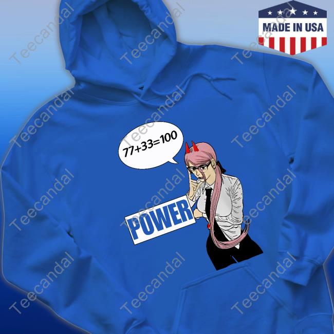 Chainsaw Man 77 Plus 33 Equals 100 Power Sweatshirt