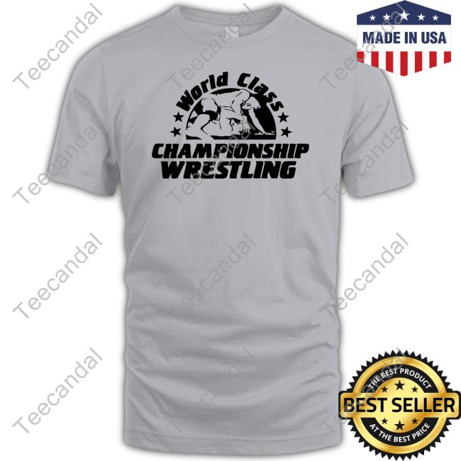 Missy Hyatt Wearing World Class Championship Wrestling Sweatshirt