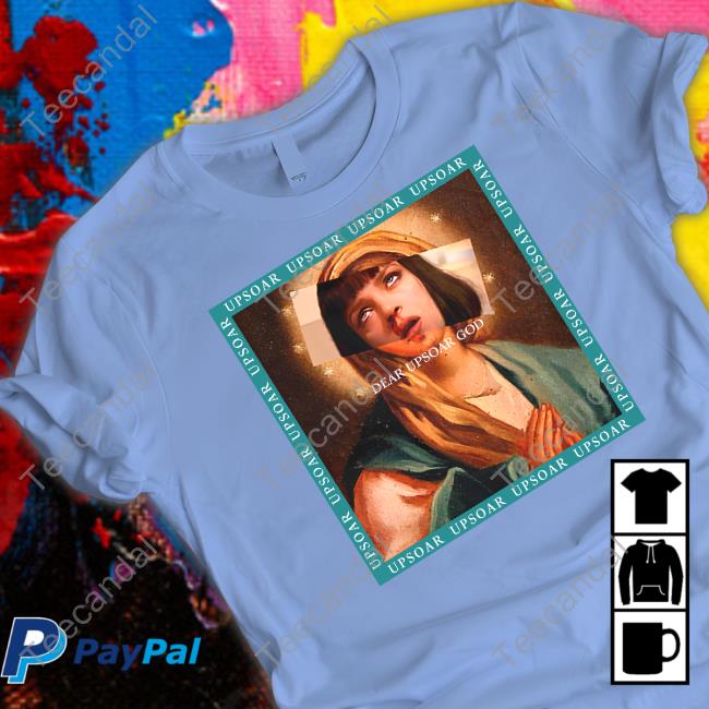 Doja Cat Wearing Mia Wallace Virgin Mary Dear Upsoar God Sweatshirt