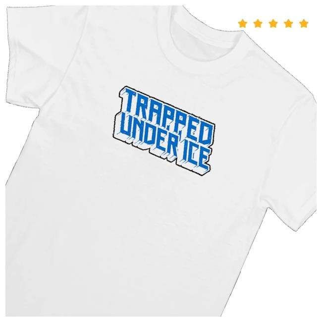 Trapped Under Ice Merch Trapped Under Ice Stacked 3D Logo Zip Up Hooded Sweatshirt