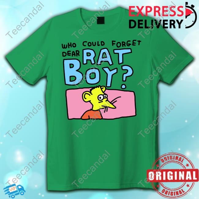 Zoebread Who Could Forget Dear Rat Boy T-Shirts
