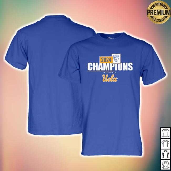 Official Blue 84 Blue Ucla Bruins 2024 Pac-12 Softball Regular Season Champions Sweatshirt