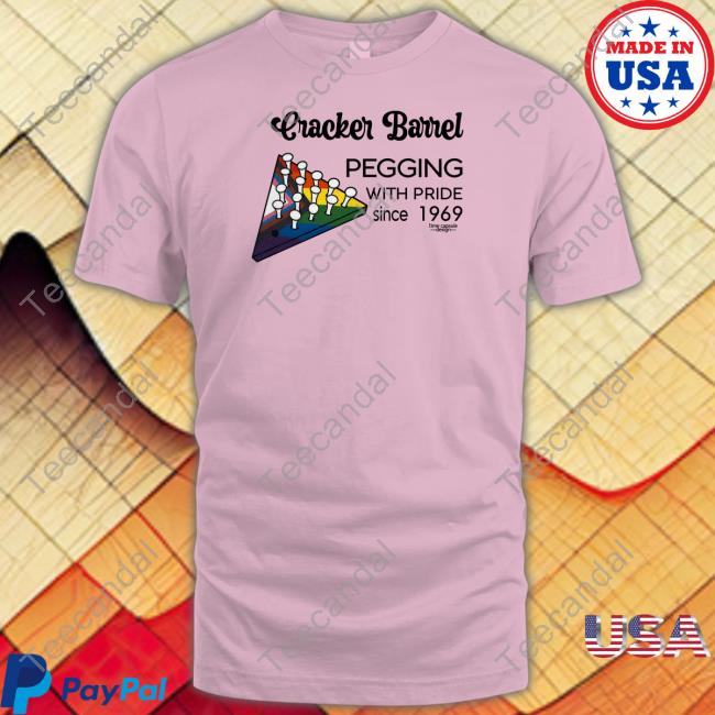 Cracker Barrel Pegging With Pride Since 1969 Long Sleeve T Shirt