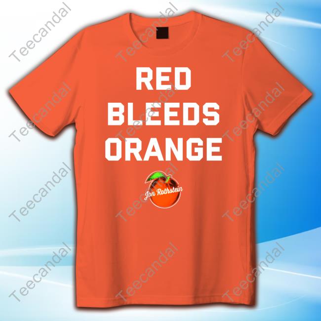 Collegehoops Shop Red Bleeds Orange Classic Shirt
