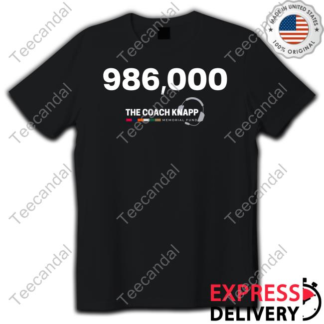 Robert Saleh Wearing 986,000 The Coach Knapp Memorial Fund Tee Shirt Jets Videos