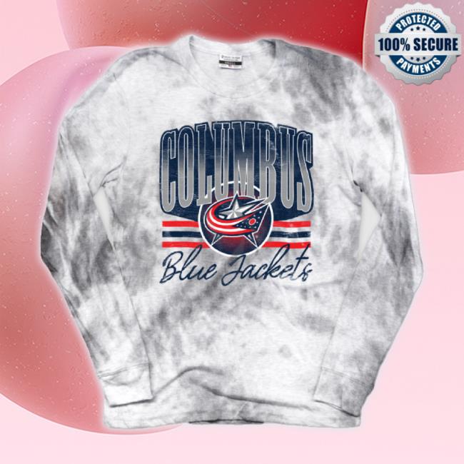 Official TThe Blue Line Online Store Where I'm From Big Columbus Tie Dye L/S Unisex Sweatshirt Thebluelineonline Shop