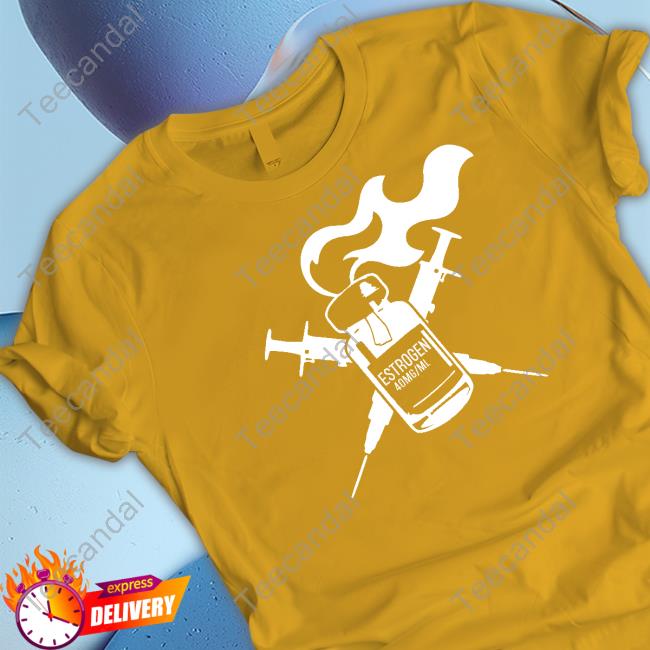 Lilly Wachowski Estrogen 40Mg Ml Molotov Cocktail Hrt Vial Long Sleeve Shirt