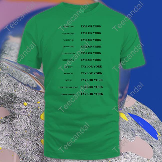 Produced By Taylor York Composed By Taylor Work T-Shirt